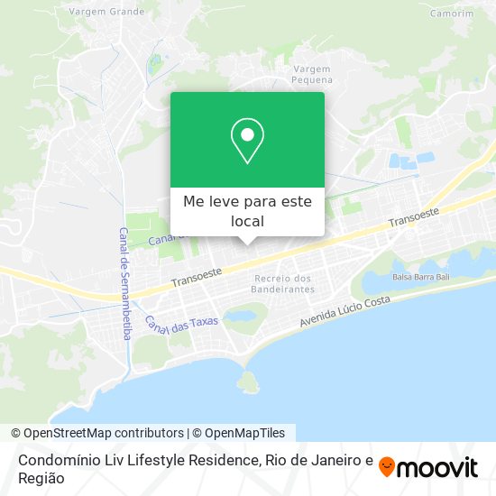 Condomínio Liv Lifestyle Residence mapa