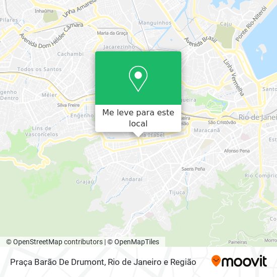 Praça Barão De Drumont mapa