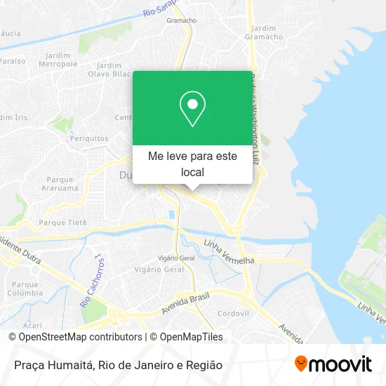 Praça Humaitá mapa