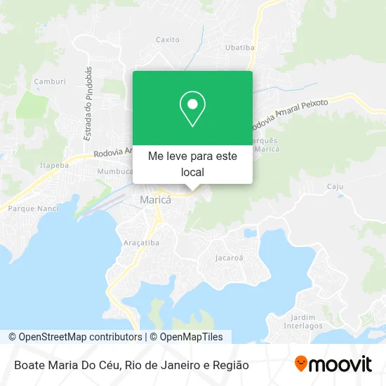 Boate Maria Do Céu mapa