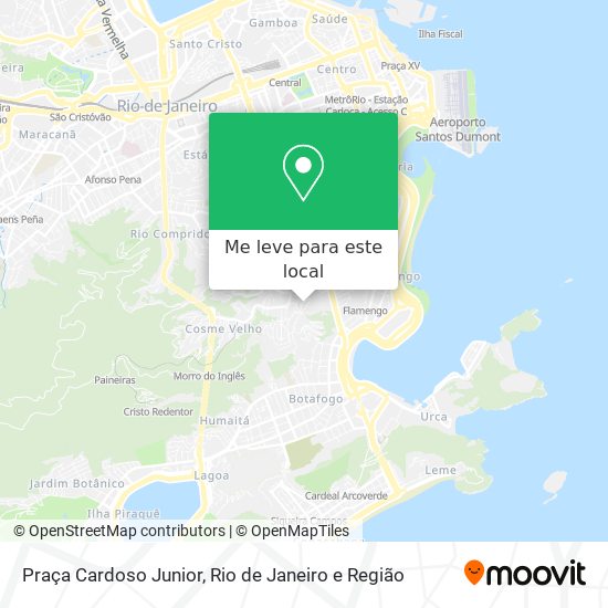 Praça Cardoso Junior mapa