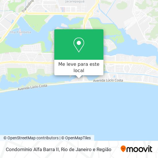 Condomínio Alfa Barra II mapa