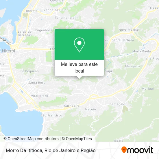Morro Da Ititioca mapa