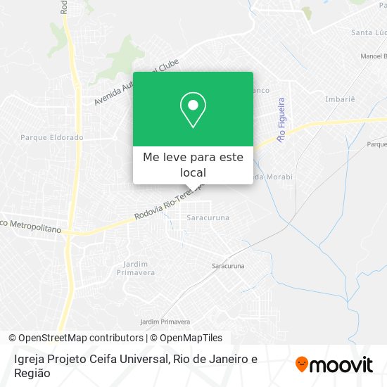 Igreja Projeto Ceifa Universal mapa