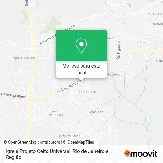 Igreja Projeto Ceifa Universal mapa