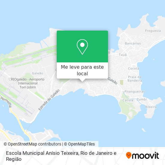 Escola Municipal Anísio Teixeira mapa