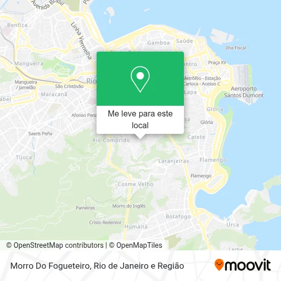 Morro Do Fogueteiro mapa