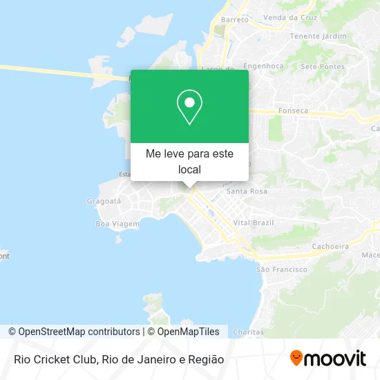 Rio Cricket Club mapa