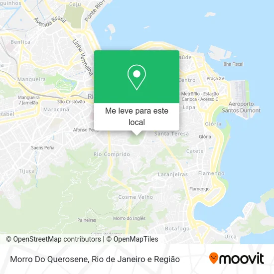 Morro Do Querosene mapa