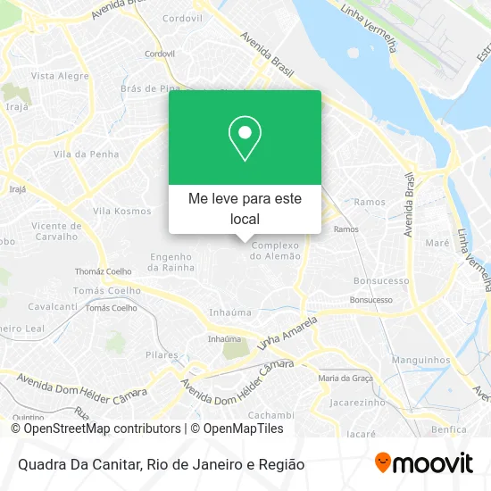 Quadra Da Canitar mapa
