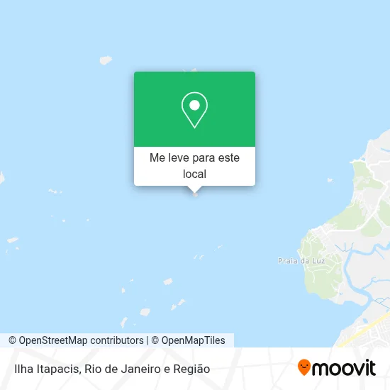 Ilha Itapacis mapa