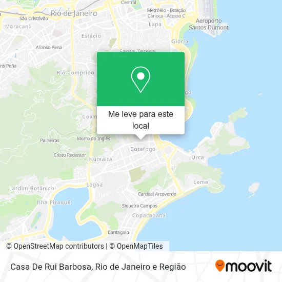 Casa De Rui Barbosa mapa