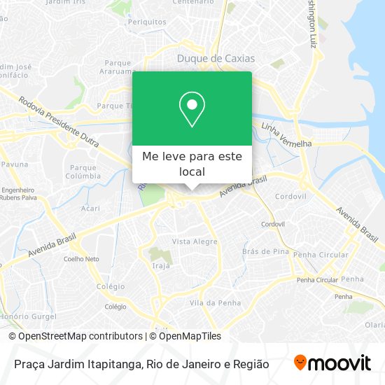 Praça Jardim Itapitanga mapa