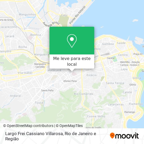 Largo Frei Cassiano Villarosa mapa