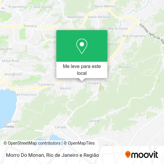 Morro Do Monan mapa