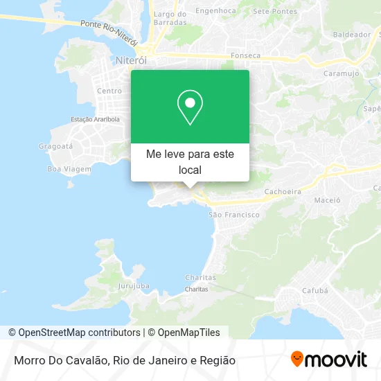Morro Do Cavalão mapa