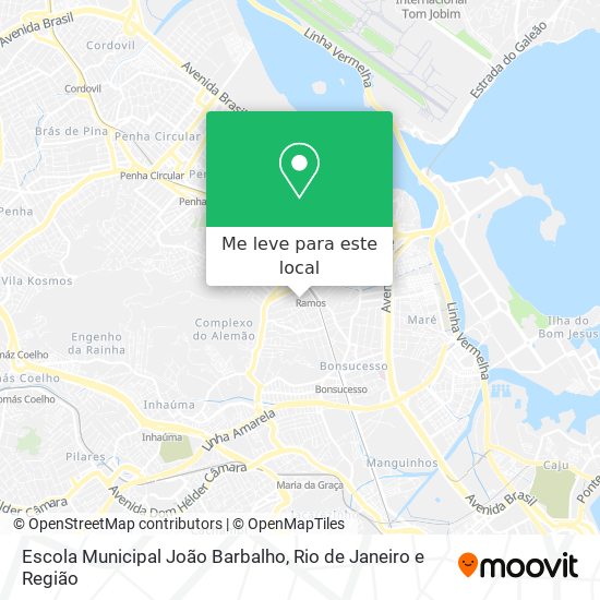 Escola Municipal João Barbalho mapa