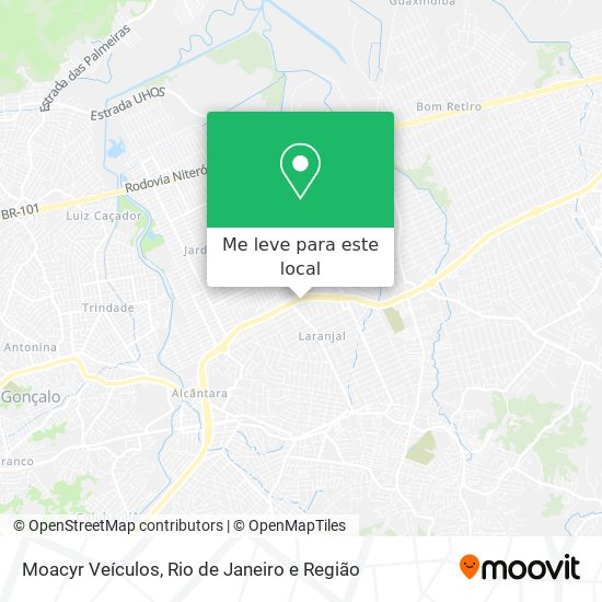 Moacyr Veículos mapa