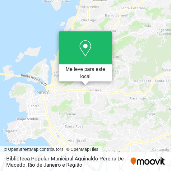 Biblioteca Popular Municipal Aguinaldo Pereira De Macedo mapa