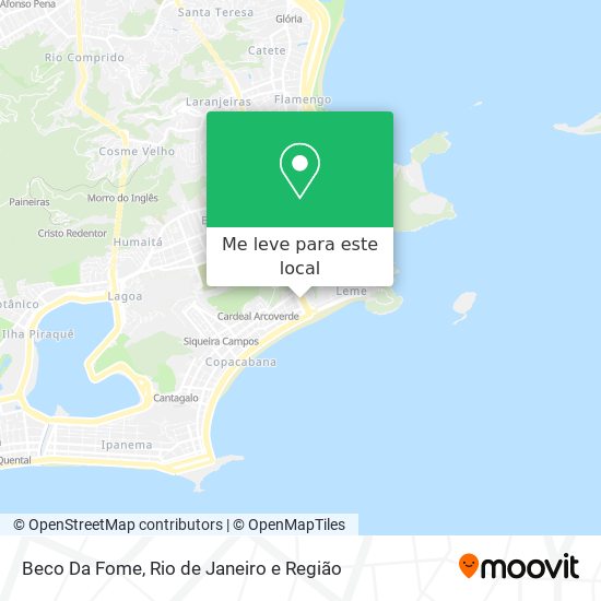 Beco Da Fome mapa