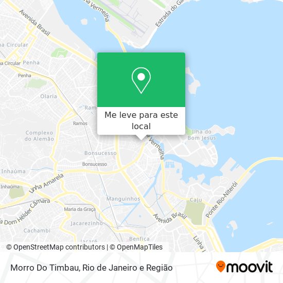 Morro Do Timbau mapa