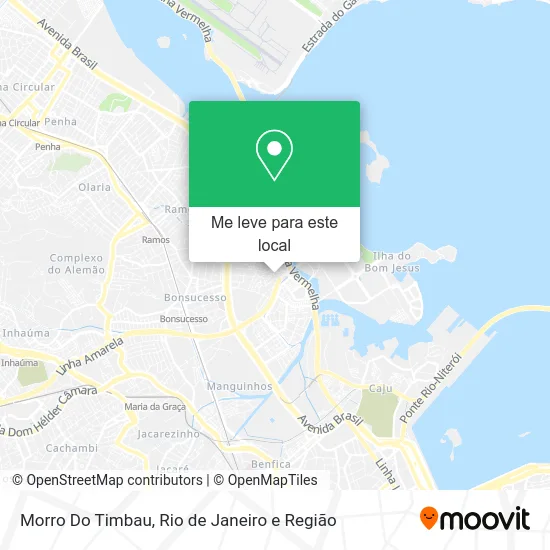 Morro Do Timbau mapa