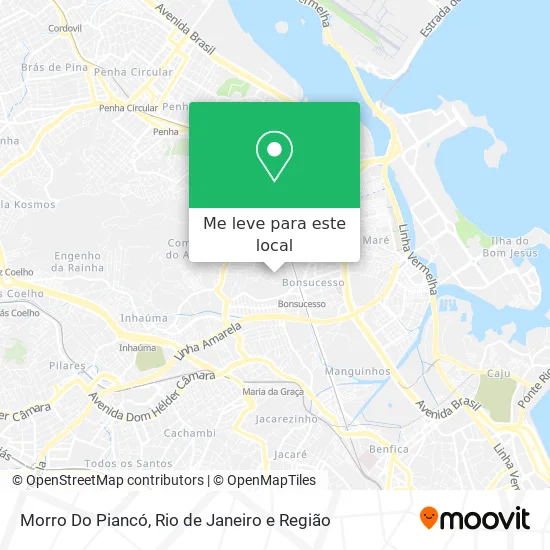 Morro Do Piancó mapa