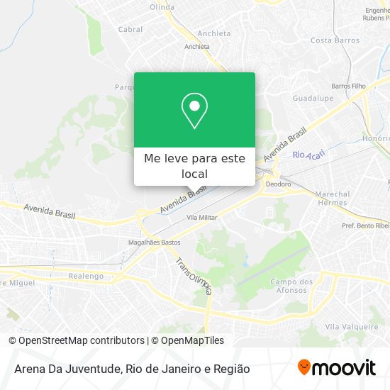 Arena Da Juventude mapa