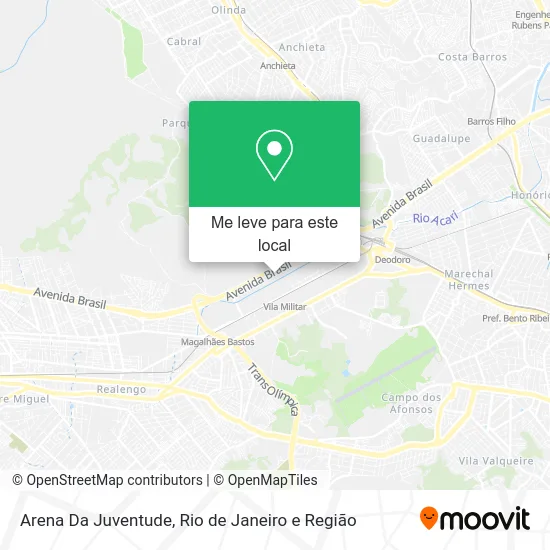 Arena Da Juventude mapa