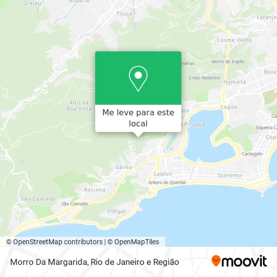 Morro Da Margarida mapa
