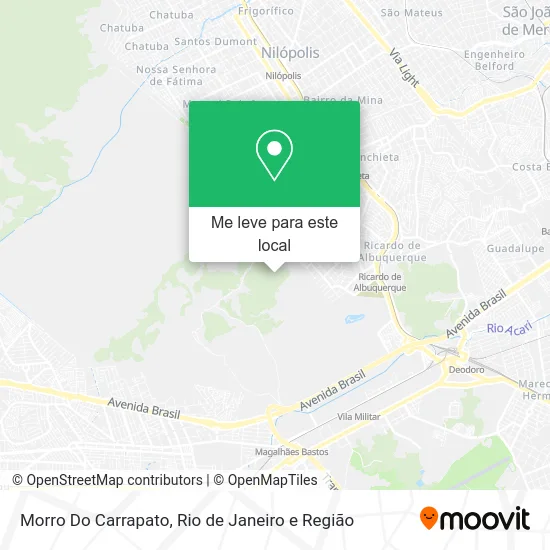 Morro Do Carrapato mapa