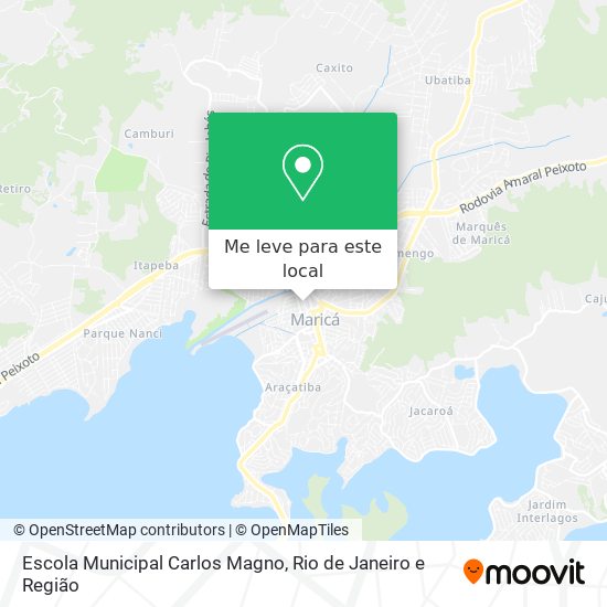 Escola Municipal Carlos Magno mapa