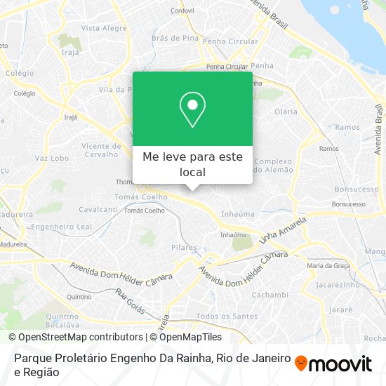 Parque Proletário Engenho Da Rainha mapa