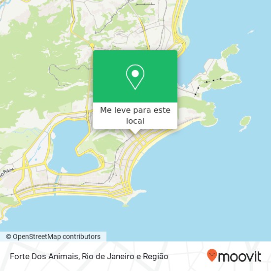 Forte Dos Animais mapa