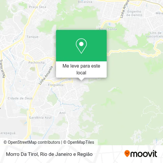 Morro Da Tirol mapa