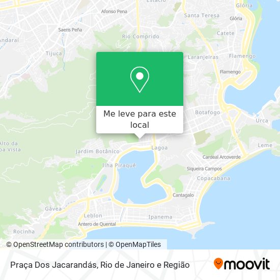 Praça Dos Jacarandás mapa