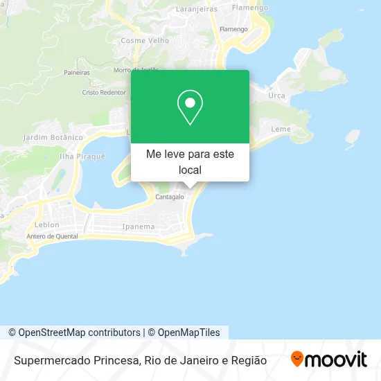 Supermercado Princesa mapa