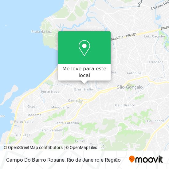 Campo Do Bairro Rosane mapa