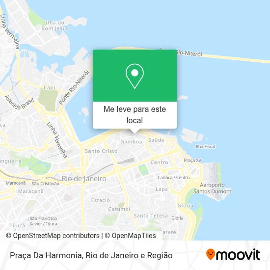 Praça Da Harmonia mapa