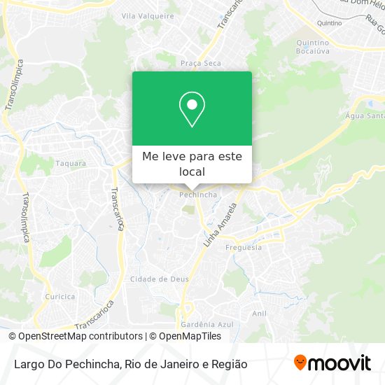 Largo Do Pechincha mapa