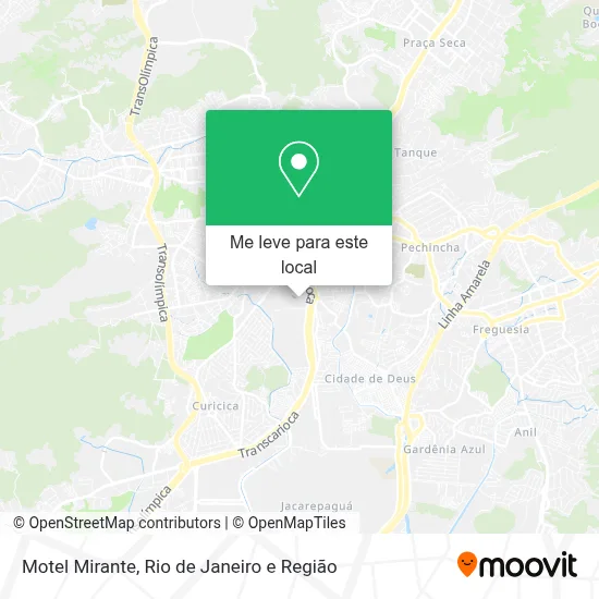 Motel Mirante mapa