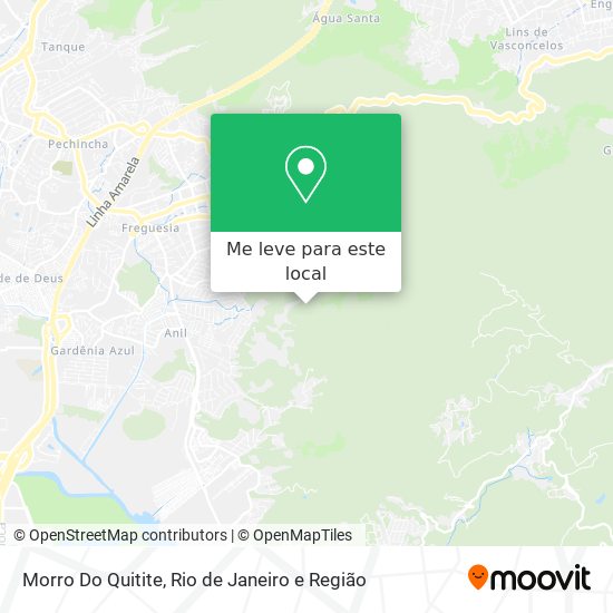Morro Do Quitite mapa