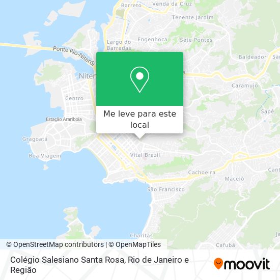 Colégio Salesiano Santa Rosa mapa