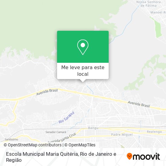 Escola Municipal Maria Quitéria mapa