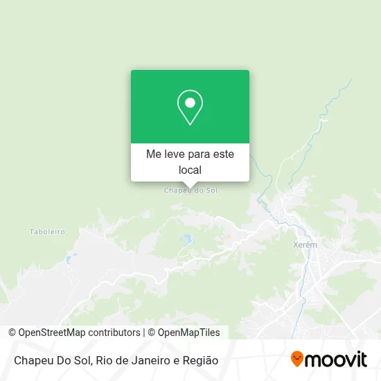 Chapeu Do Sol mapa
