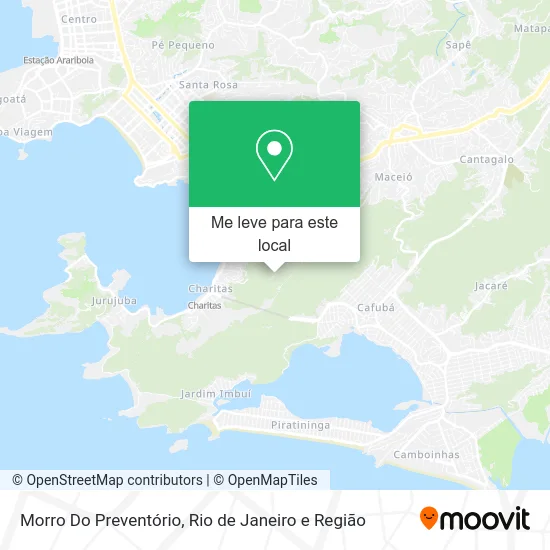 Morro Do Preventório mapa