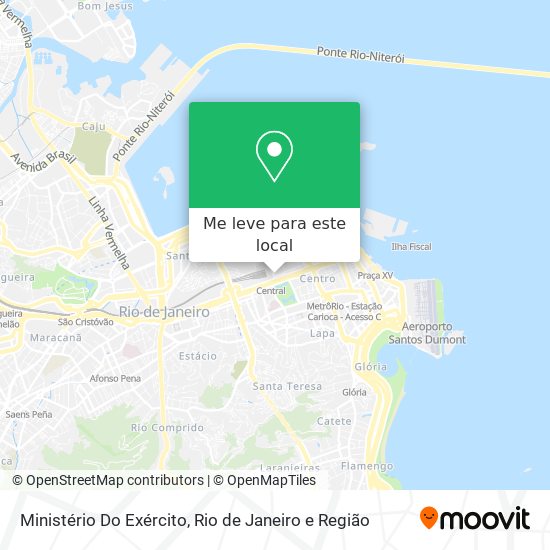 Ministério Do Exército mapa