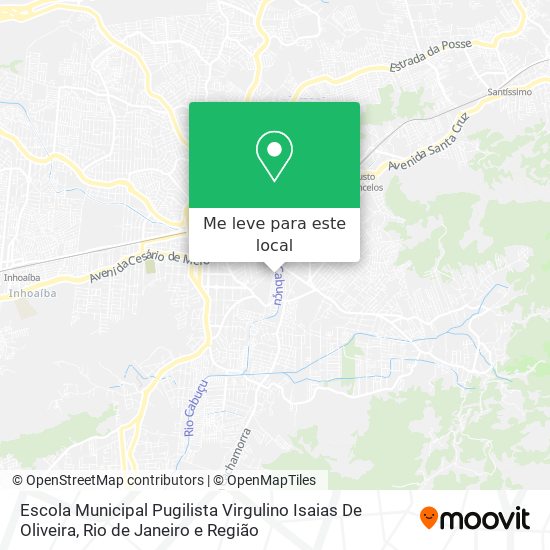 Escola Municipal Pugilista Virgulino Isaias De Oliveira mapa