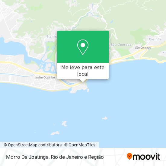 Morro Da Joatinga mapa