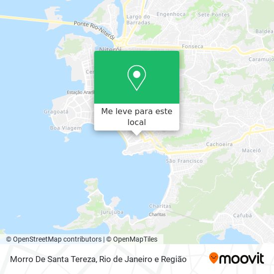Morro De Santa Tereza mapa